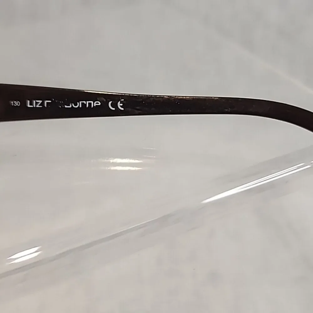 Liz Claiborne Half Rim Metal Eyeglass Frames M387 0DE2 130 Brown Multi Floral